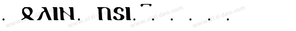 Holin Jusi 1字体转换